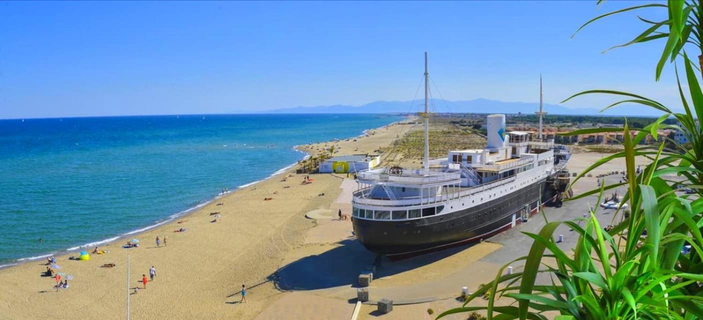 Soleil Levant 2 - En Bord De Mer - Superbe Appartement Cosy - Acces Direct Plage - Proche Commerces Et Animations Le Barcarès Εξωτερικό φωτογραφία